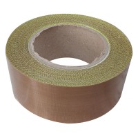 Banda teflon, tesatura teflonata fibra sticla, latime 50 mm, lungime 10 ml, autoadeziva, pentru masina de vidat/lipit