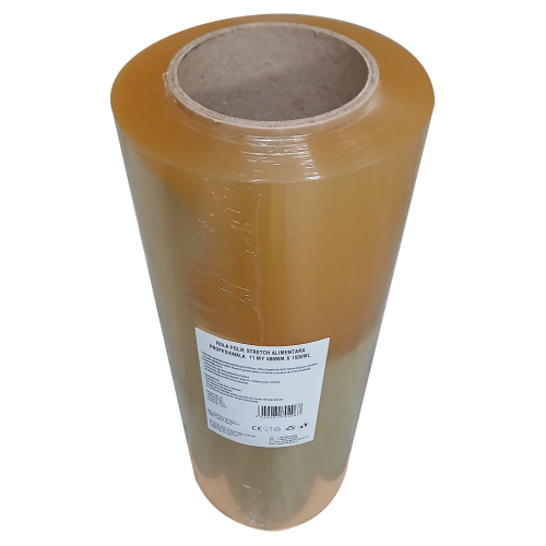 Folie stretch alimentara profesionala, grosime 11 microni, rola de 500mm x 1500ml