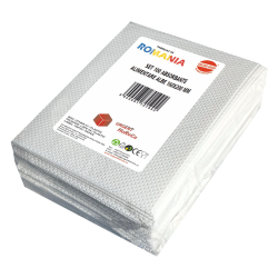 Absorbante alimentare albe, dimensiuni 160x200 mm, set 100 bucati