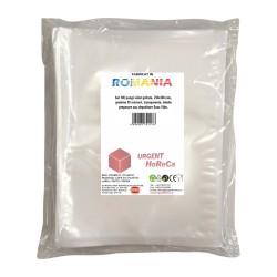 Pungi vidat gofrate, 250x300 mm, grosime 85 microni, transparente, ideale preparare sau depozitare Sous Vide, set 100 bucati