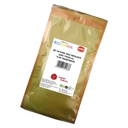 Pungi vidat/vacuum netede, pentru masini de vidat cu camera, metalizate, aurii, 170x300 mm, grosime 70 microni, transparente set 100 bucati