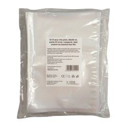 Pungi vidat gofrate, 200x250 mm, grosime 85 microni, transparente, ideale preparare sau depozitare Sous Vide, set 25 bucati
