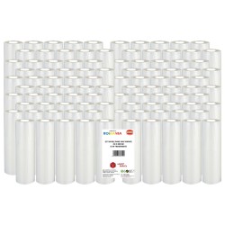 Set 100 role pungi vidat gofrate, dimensiuni 250x3000 mm, transparente, grosime 85 microni, preparare sau depozitare Sous Vide