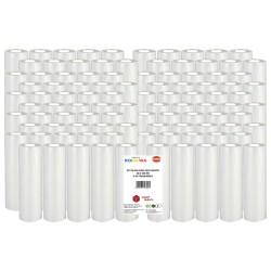 Set 100 role pungi vidat gofrate, dimensiuni 280x5000 mm, transparente, grosime 85 microni, preparare sau depozitare Sous Vide