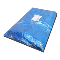 Saci naveta alimentari, Blue LDPE, grosime 30 microni (700+2X150)X700 mm, set 1000 bucati