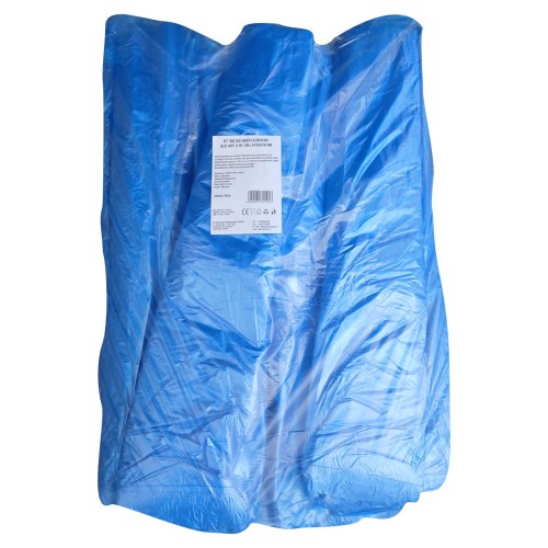 Saci naveta alimentari BLUE HDPE 12 MY (700+2X150)X700 mm, set 1000 bucati