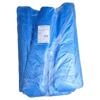 Saci naveta alimentari BLUE HDPE 12 MY (700+2X150)X700 mm, set 500 bucati